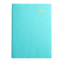 이쁜 다이어리 2023캘린더A4 수첩 및 사무용품 2023 정리함 시간 관리 효율 매뉴얼, 01 Green