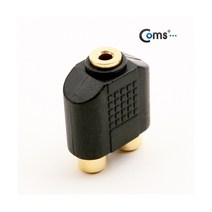 BG317 Coms 스테레오 젠더 Y형(3.5 F/RCA Fx2)
