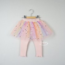 S/S 콩베베 꽃 스팽글 샤치마레깅스 여아 공주튜튜스커트 KB01