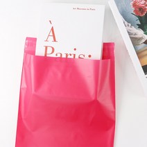 이지포장 HD 핑크색 택배봉투 25x35+4 100매] 의류 포장, 상세페이지 참조
