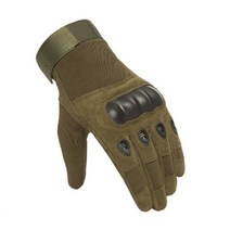 전술 장갑 남성 반지 긴 손가락 장갑 야외 자전거 군사 격투 헬스 장갑, 2-그린, XL