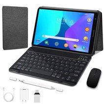미국발송 AOYODKG 2 in 1 태블릿 안드로이드 태블릿 8인치 안드로이드 10.0 태블릿 3GB RAM 32GB 스토리지 쿼드 코어 프로세서 태블릿 키보드 포함 대형