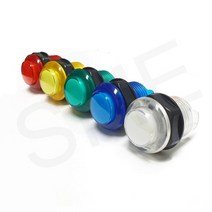 28-1011300 오락기스위치 28파이 원형 LED 푸쉬 버튼 스위치, RED