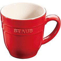 staub 스토우브 [머그컵 350ml 체리] 세라믹 도기 전자 레인지 대응 [일본 정규 판매품]Ceramic Mug 40508-565