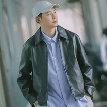 스파오 [에코레더] 미니멀집업_SPJLC12M05
