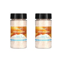 Aloha Bay 알로하베이 파인 크리스탈 히말라야 쿠킹 솔트 425g 2팩 Himalayan Table & Cooking Salt Fine Crystals 15 oz (425 g