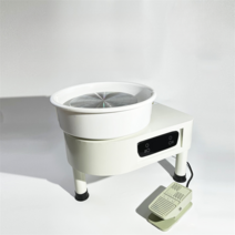 전동 대형 물레 공방 도자기 도예 점토, 화이트 200w 터치 스크린 컨트롤