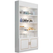 미용실 약장 뷰티샵 진열장 선반 제품장 약국 화장품, 라이트 럭셔리 블랙 200x60x24