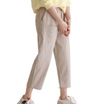 여성 봄여름 나들이룩 팬츠 엄마 등원룩 편한 바지