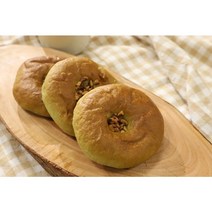 [틔움긴생각] 비건빵 단팥빵 쌀빵베이커리 빵맛집 비건모싯잎쌀단팥빵 빵택배, 아이스팩 추가 X, 모싯잎 쌀단팥빵