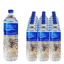 지리산 생수 수워터 SOO WATER 유라벨 2L X 18개 생수2리터 생수배달 지리산 먹는샘물 미네랄워터