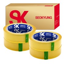 초강력 셀로판테이프 (25mm x 40m -100개입) 1box, 스카치테이프 (25mm x 40m -100개입) 1box