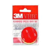 3M VHB 투명 양면테이프 원형 35mm, 5개입