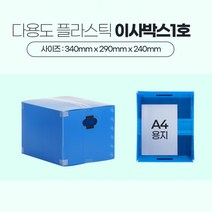 원룸 고시원 짐정리 소형 이사용박스 1호 이삿짐박스, 1개, 이사박스1호 파랑