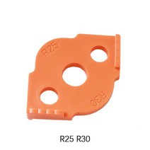 목공기계 공구 재단기 목재 패널 반경 R 플레이트 퀵 지그 라우터 테이블 비트 코너 트리밍 기계 조각 라, 03 R25-30