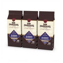돈 프란시스코 블루베리 그라운드 커피 3개(12oz) 아라비카 Flavored Ground