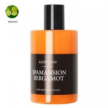 스파맨션 보습 바디로션 버가못 400ml, 향:버가못향