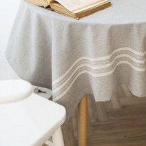 전통러너 플리마켓테이블보 그레이 심플 깔끔 140x200