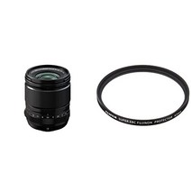 [세트 구입] 후지 필름 후지논 렌즈 단초점 렌즈 XF18mmF1.4 R LM WR 블랙 & FUJIFILM 프로텍트 필터 F PRF-62