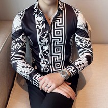 시크마녀 화려한셔츠 조폭셔츠 깡패 영화 졸업사진 남자 남방