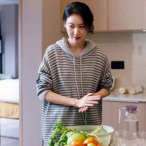 여성 캐시미어 니트 후드 스웨터