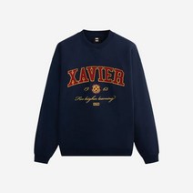 키스 x 마블 엑스맨 자비에 인스티튜트 바시티 크루넥 녹터널 Kith Marvel X-Men Xavier Institute Varsity Crewneck Nocturnal