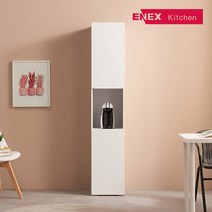에넥스 [착불] 밀키 주방 수납장(가로450mm/깊이415mm), 1860 mm/왼쪽, 1860 mm/왼쪽/1860 mm/왼쪽