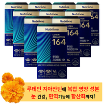 뉴트리원 루테인 지아잔틴 164 30캡슐 (10박스) - 눈사랑 눈건강 시력보호 눈영양 루테인 지아잔틴 마리꽃 마리골드 황반개선 황반색소 눈통증 눈시림 눈물 비타민 안구영양제