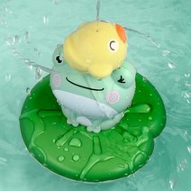 [물놀이개구리] 행운이네 럭키프로그 개구리 목욕장난감 5가지 분사모드 목욕놀이 장난감 아기 유아 물놀이