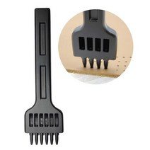 가죽공예 원형 치즐 도구 스티치 펀칭 그리프 목타 가죽치즐 6mm 6날 1P, 단일 수량
