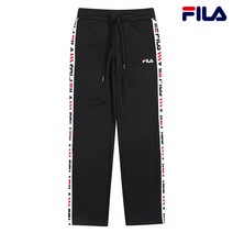 휠라 본사 직영 [FILA] 로고 테잎 트랙 팬츠 FS2FPC1120X_BLK