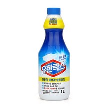 유한락스 흰옷 표백과 얼룩제거 1L/ 황변 방지효과, 유한락스 흰옷표백 1L, 본상품선택