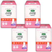 디펜드 스타일 라이너 요실금 패드 성인용 성인 일자형 일자 생리대 생리 기저귀 소변 패드, 디펜드스타일라이너바이올렛향 일반32개입 x 4, 1개