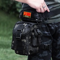 오토바이 자전거 레그백 웨이스트백 허리쌕 전술 다리 가방 Luya 다기능 승마 남자 여름 미니 허리 여성 도구 허리와, [02] 블랙(새로 업그레이드), [01] 하나의 크기는 모두 맞는