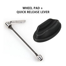 즈위프트 ZWIFT 자전거로라 스마트로라 자전거롤러 평로라 무소음 고정로라 도로 자전거 트레이너 스탠드 트레이너 패드 지원 블록 실내 전륜 고정 프레임 퀵 릴리스 부품 지원, 콤보