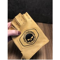 클래식 슈퍼커브 베스파 가죽 여름 레트로 바이크 오토바이 장갑 반장갑 글러브, L