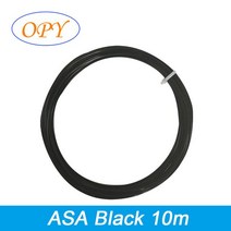 Asa 필라멘트 3D 프린터 Uv 저항 1.75Mm 1Kg 플라스틱 스레드 10M 100G 샘플 검정 흰색, 04 ASA Black 10M