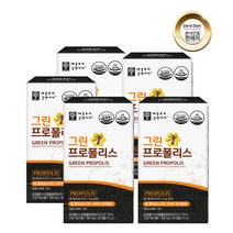 애플트리 호주산 그린프로폴리스 아연 건조효모 하루권장량 100% 플라보노이드 식물성캡슐 면역력 항산화 영양제, 30정, 5개