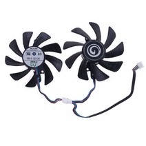 쿨러팬 냉각팬 GALAXY GeForce RTX 2060 2070 2080 GPU 그래픽 카드 방열판 용 4 핀 냉각기 라디에이터 냉각 팬
