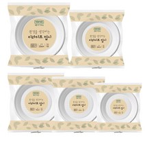 롯데이라이프 친환경 일회용 접시 5종 x 10p 세트, 3세트