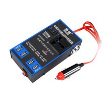 자동차 인버터 1500W 피크 DC12V/24V 220V 소켓 기기 전원 4 USB, [01] T1
