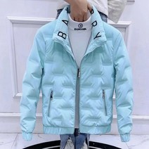 남자 유광패딩 다운 점퍼 경량 파카 광택 롱 숏 남성 운 재킷 2022 겨울 한국 스타