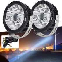 작업등 화물차작업등 충전식 작업등 JALN7 5 "인치 슈퍼 4X4 Led 운전 자동차 2000M 레이저 스포트 라이트 헤드 안개 램프 황색 흰색 촬영 빔, 11 White2-Switch