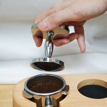 자동탬핑기 커피 오토탬퍼 에스프레소 바리스타 플랫 콩 프레스 도구 가루 망치 그라인드, 없음