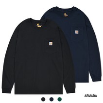 (1+1) 칼하트 K126 워크웨어 포켓 긴팔티 (남여공용)