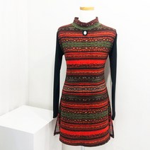 차차퀸 오렌지기모롱블라우스