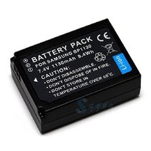 삼성 NX1000 NX1100 NX300 NX300M 미러리스 카메라 배터리 + USB 충전기, 배터리 1개