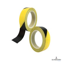 통제라인 옐로우 블랙 보색테이프 25mm x 30m 1개