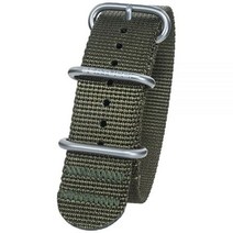 Bertucci DX3 B-123 디펜더 올리브 22mm 나일론 시계 밴드