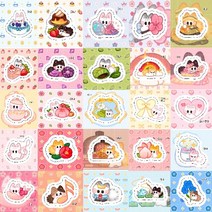 냥이 도무송 랜덤박스 120장 다꾸 무중복 스티커 [ 이나문구 ]